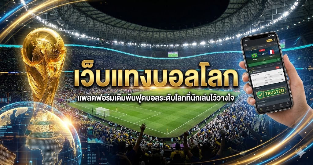 เว็บแทงบอลโลก ช่วยเพิ่มโอกาสในการสร้างรายได้ให้กับผู้เล่นได้อย่างมหาศาล